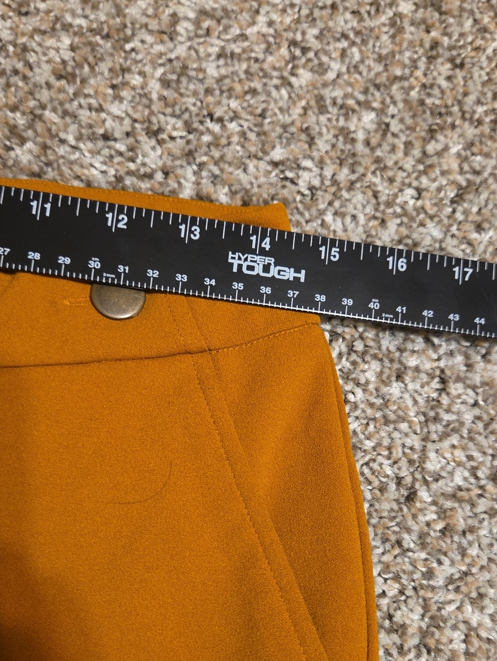 Soho Apparel Mustard Pull On Straifht Leg Pant - Picture 4 of 7